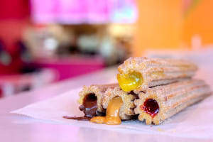 Best churro dessert shops inside Düsseldorf